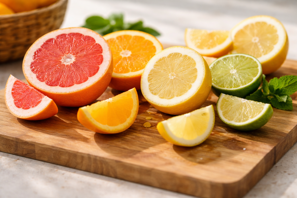 The Citrus Weight Loss Secret Everyone’s Talking About in 2026 2 Sliced oranges, lemons, and grapefruits displayed as natural citrus ingredients